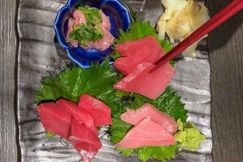 Sashimi. Comida japonesa