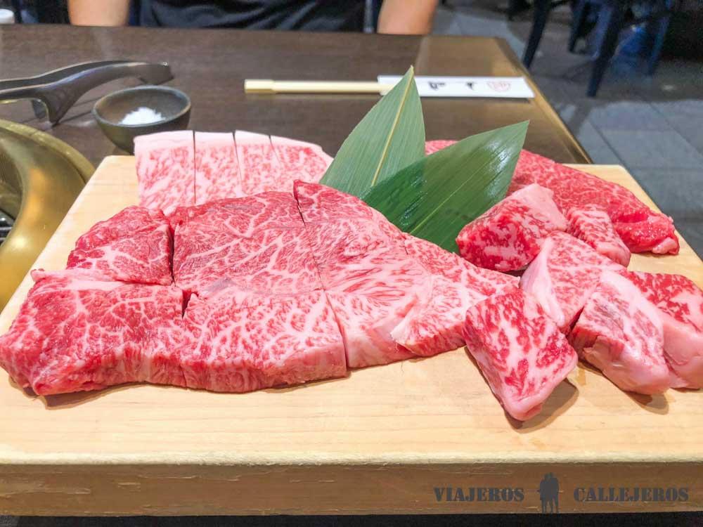 Carne de Kobe. Gastronomía japonesa