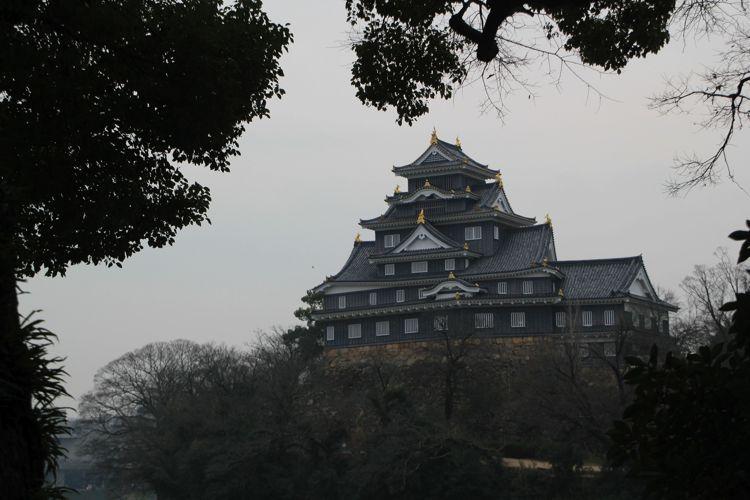 castillo de okayama